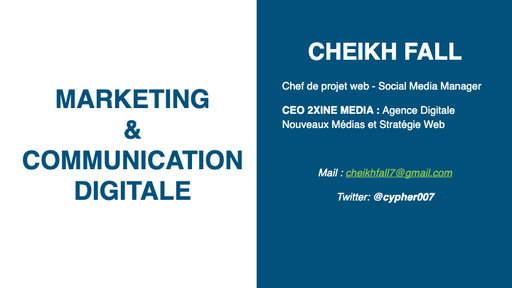 MARKETING  _ COMMUNICATION  DIGITALE